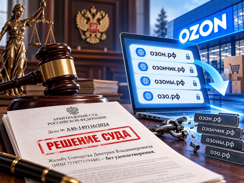 Владелец озон.рф проиграл Ozon ещё один этап спора. Что в этом деле пошло не так
