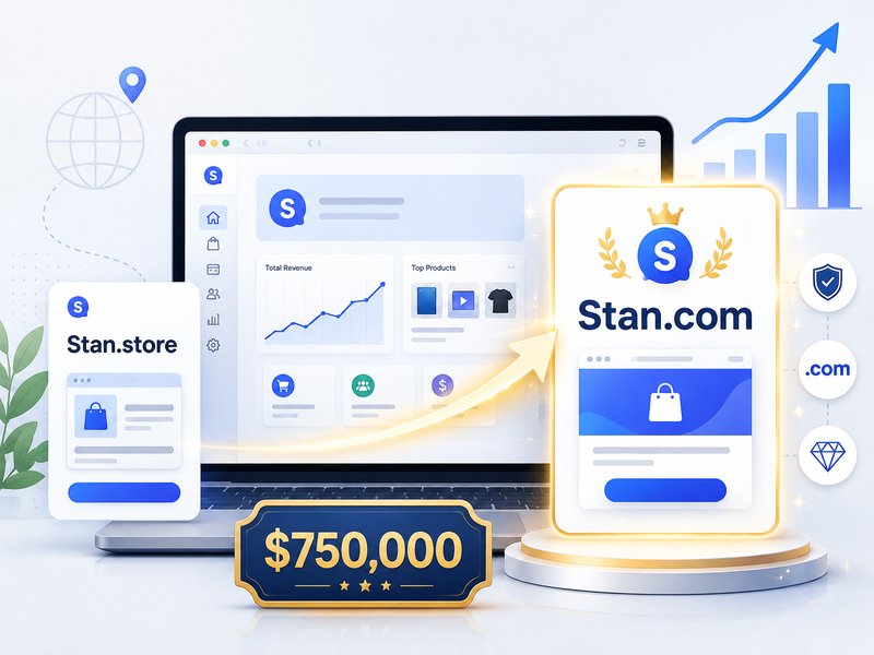От Stan.store к Stan.com: зачем бизнес заплатил $750 тысяч за один домен
